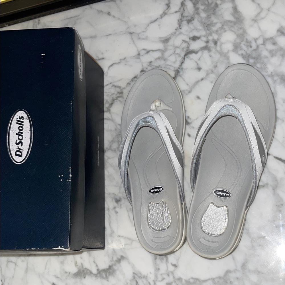 Dr. Scholl's Women's Silver Sandals